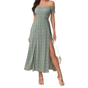 Off the Shoulder Boho Dress